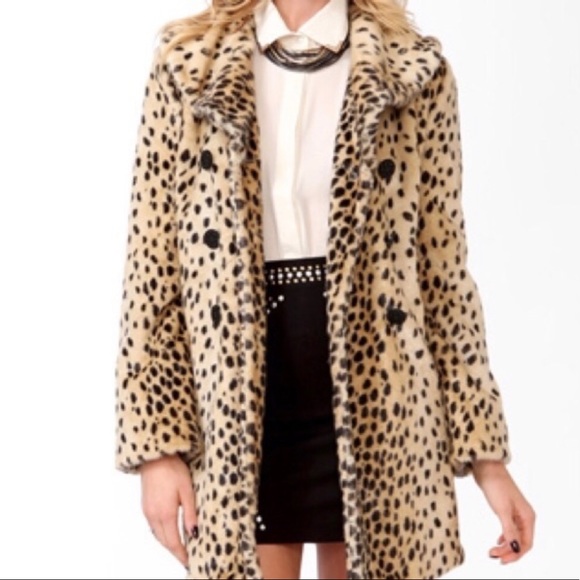 forever new leopard coat